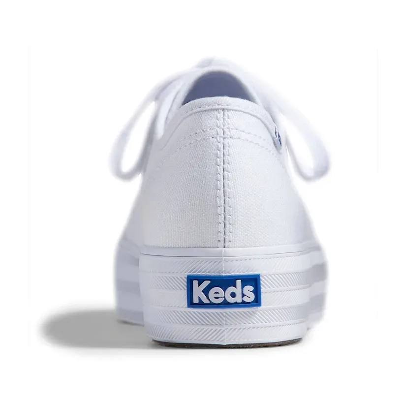 Tenis Keds para dama color blanco TRIPLE KICK WHITE