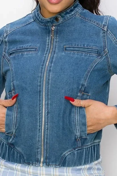 Jacket de mezclilla para Dama.