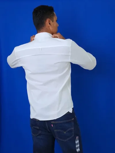 Camisa Hummer para caballero BS04-SL-WH