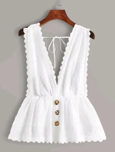 Blusa para dama color blanco