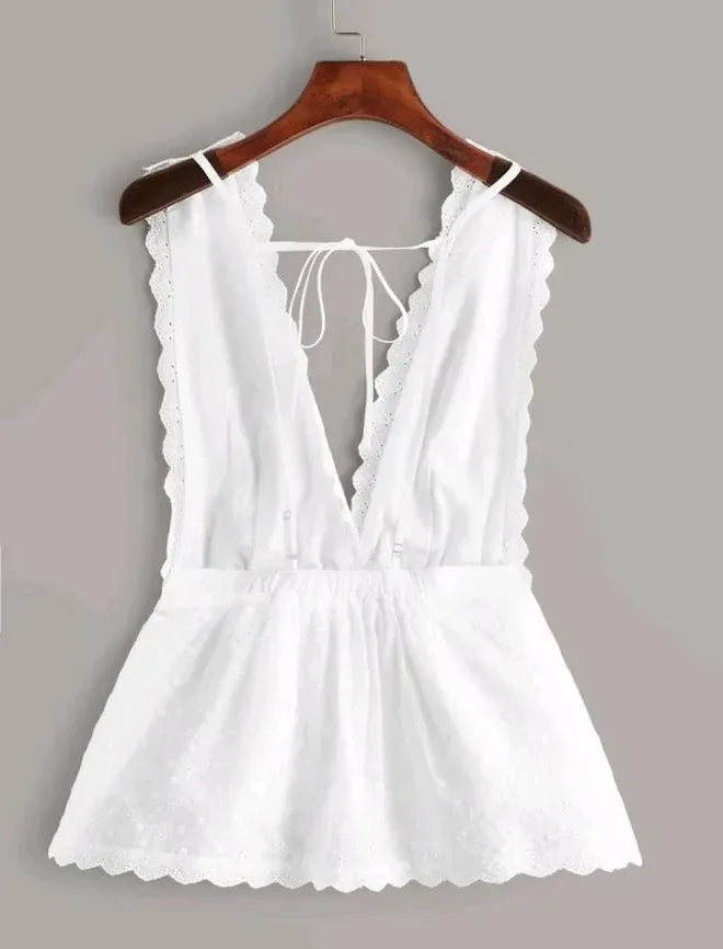 Blusa para dama color blanco