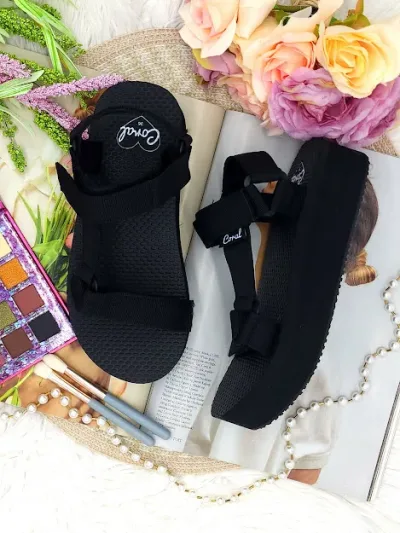 Sandalias Coral para dama Cliff 3 black