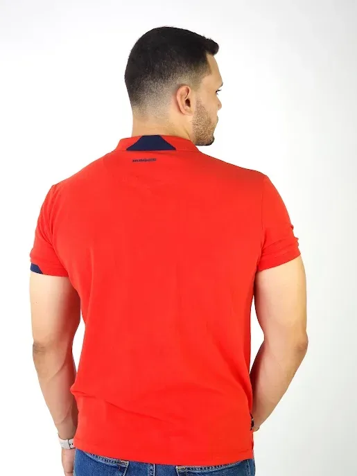 Camiseta Hummer para caballero color rojo