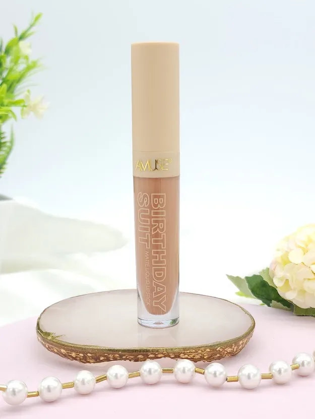 Labial AMUSE liquido matte tono Seamless