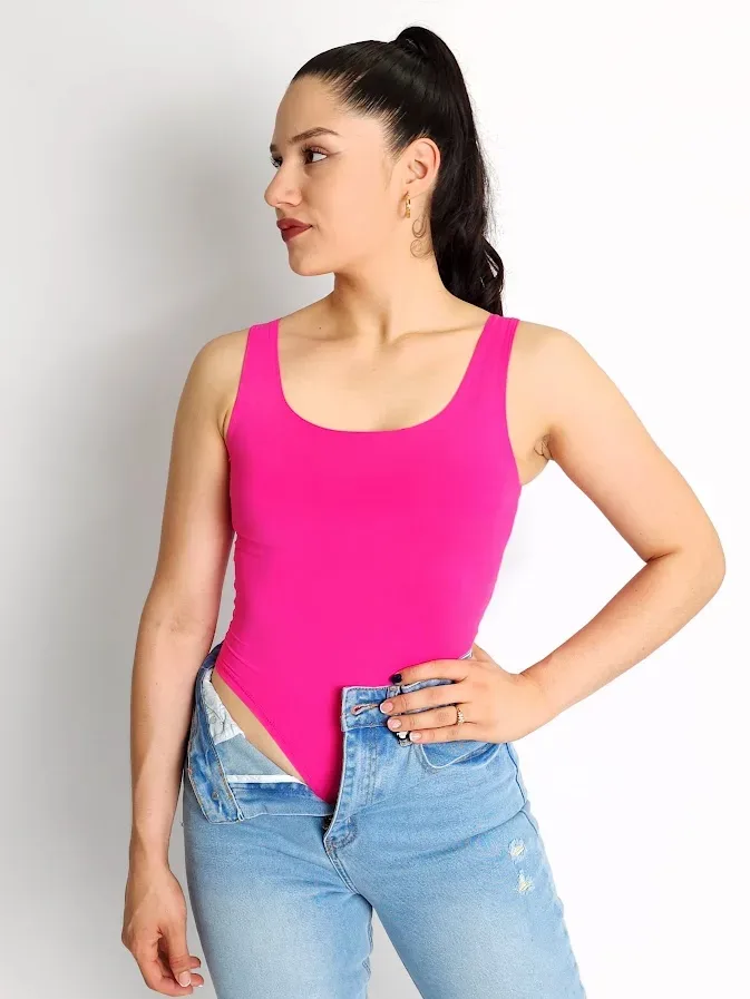 Body para dama color fucsia