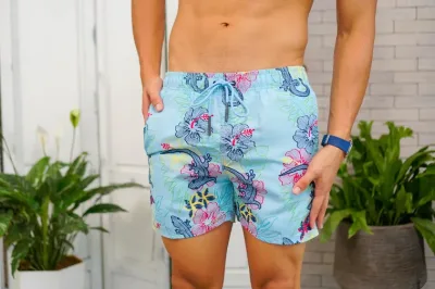 Short para caballero JBI-2164 con estampado floral