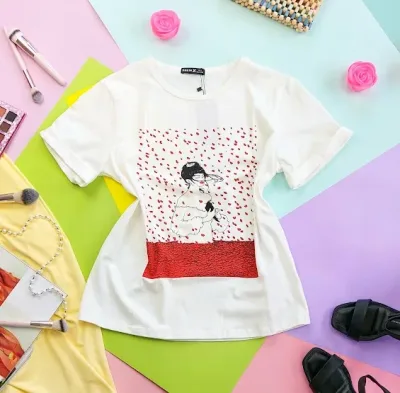 Camiseta para dama color blanco