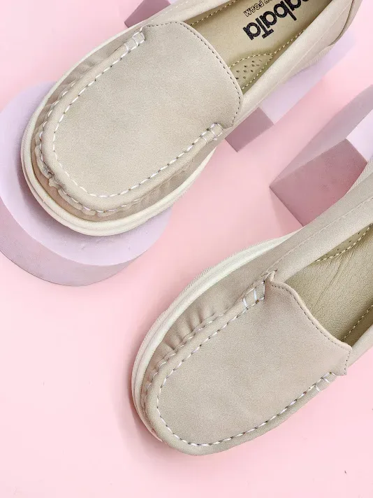 Zapatillas Sabata para dama top-2507 BEIGE