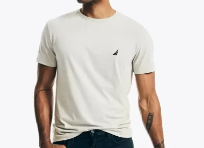 Camiseta Nautica para caballero color gris