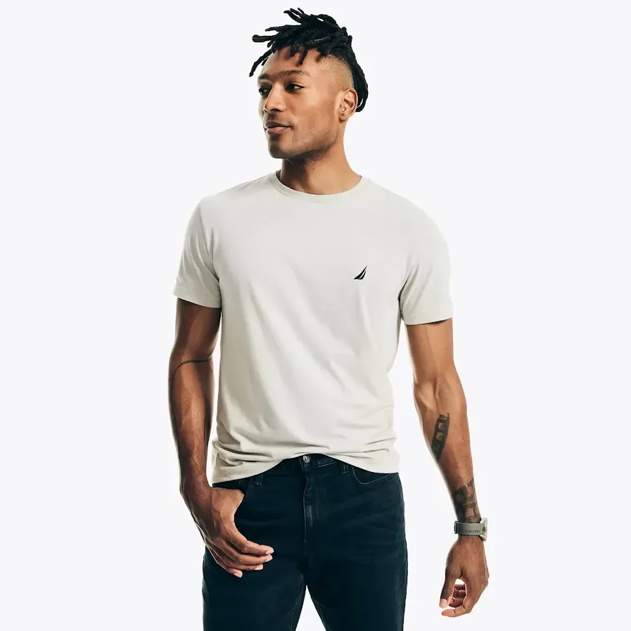 Camiseta Nautica para caballero color gris