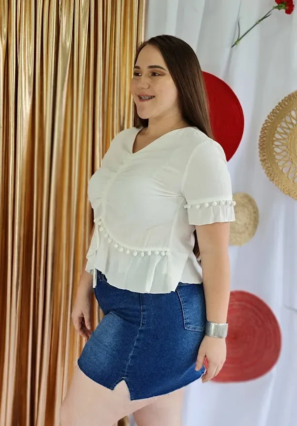 Blusa Red Leaf