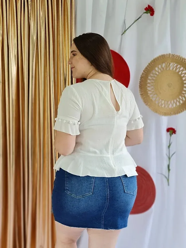 Blusa Red Leaf