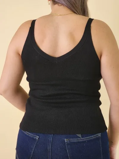 Blusa Estivaneli para dama FDFL-67047 COLOR NEGRO