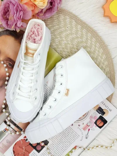 Tenis Coral para dama color blanco Magnory White pu