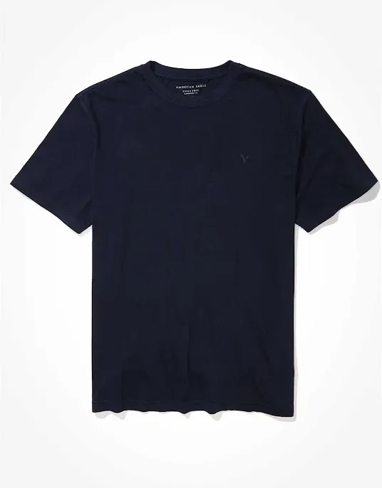 Camiseta American Eagle para caballero color azul