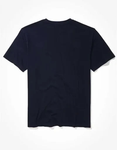 Camiseta American Eagle para caballero color azul