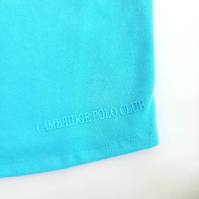 Camiseta Cambrige Polo Club para niño color celeste.