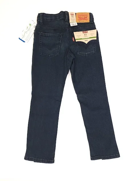 Jeans Levi´s  para niño 511 Slim color mezclilla