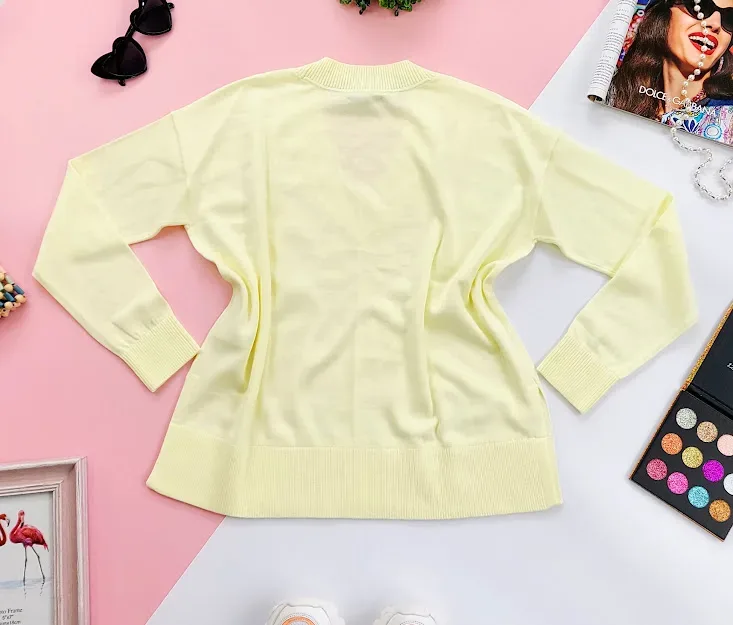 Sueter Tommy Hilfiger para Dama color amarillo