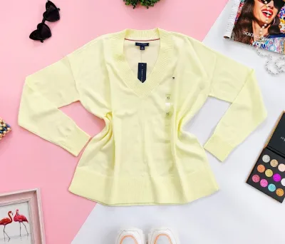 Sueter Tommy Hilfiger para Dama color amarillo