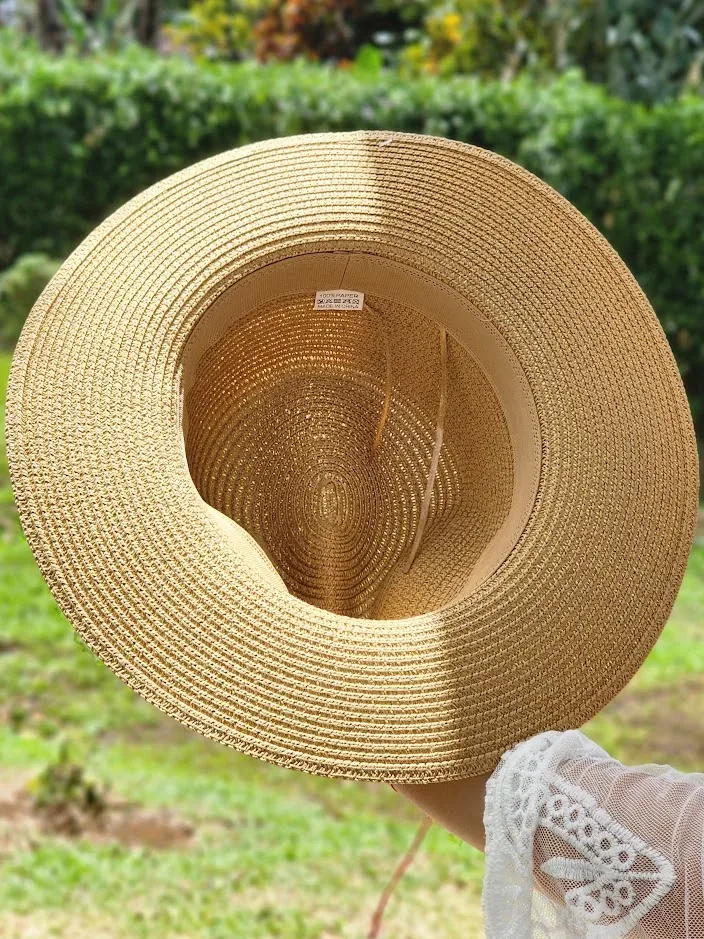 Sombrero para dama color café claro
