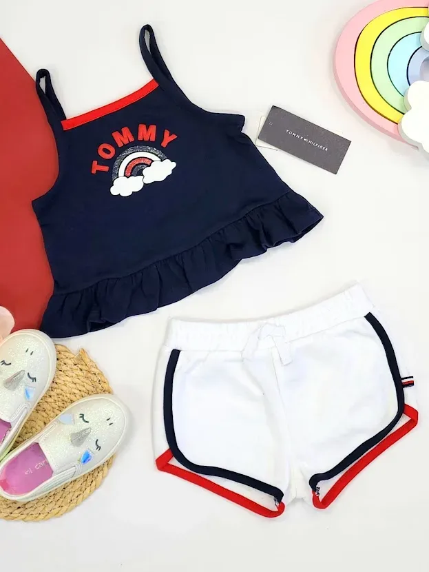 Conjunto Tommy Hilfiger para niña