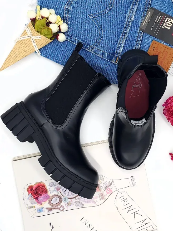 Botas Coral Cher All Black Pu