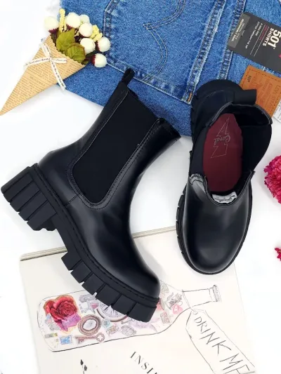 Botas Coral Cher All Black Pu