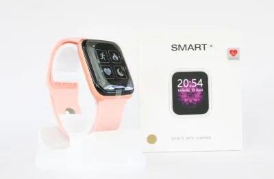 Reloj inteligente color rosa
