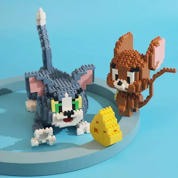 Lego diseño Tom y Jerry multicolor
