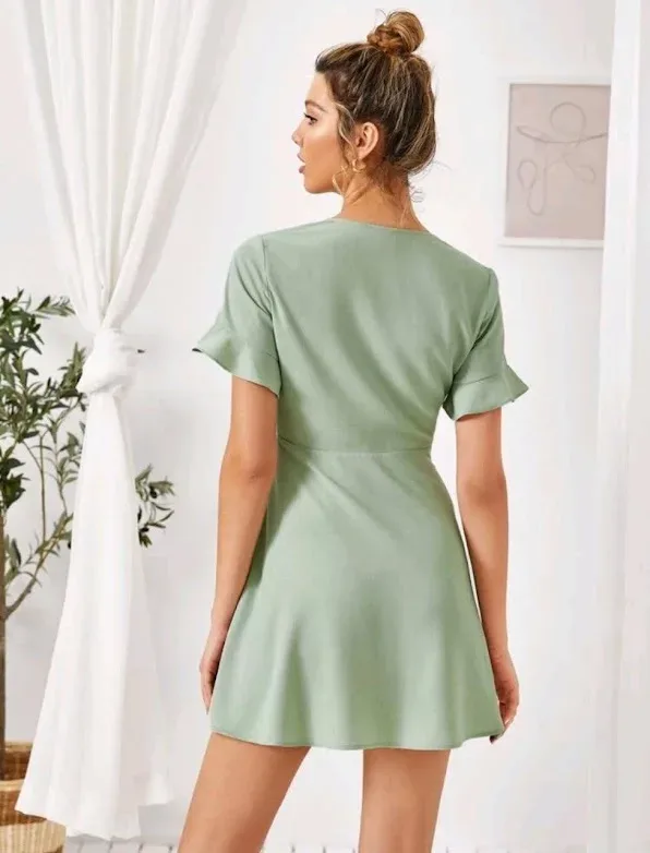 Vestido para dama color verde