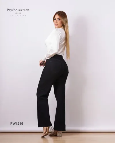 Jeans Psycho Sixteen para dama PW1216 COLOR AZUL OSCURO