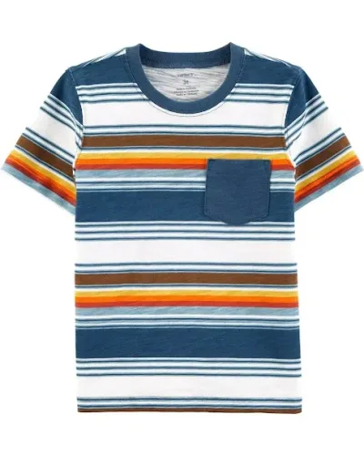 Camiseta Carter's para niño con diseño de rayas