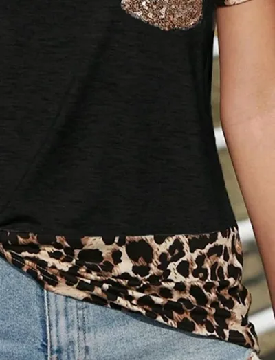 Camiseta para dama color negro