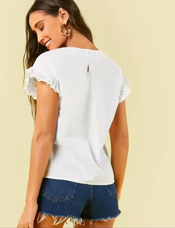Blusa para dama color blanco