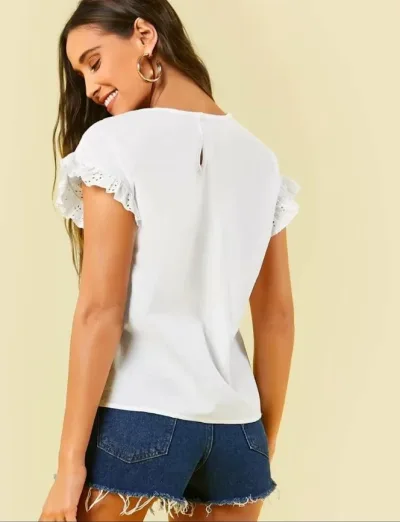 Blusa para dama color blanco