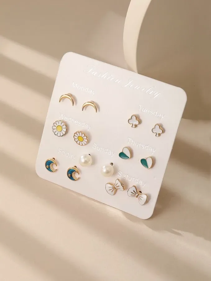 Set de aretes de fantasia