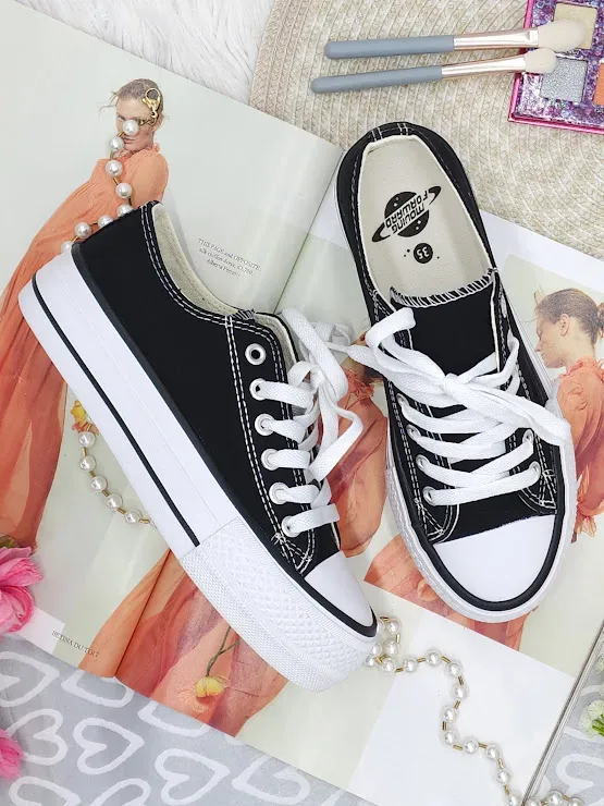 Tenis Coral para dama Mars 2 black tex