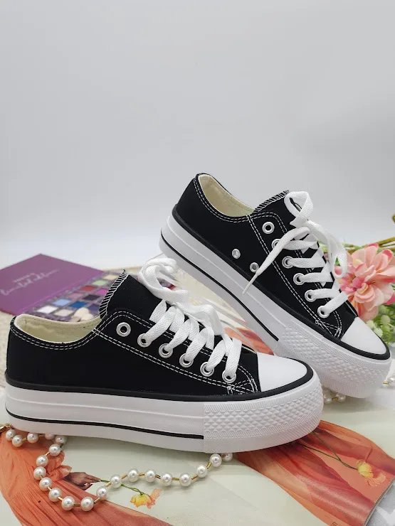Tenis Coral para dama Mars 2 black tex