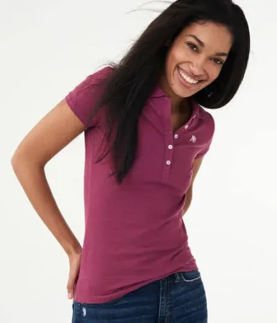 Camiseta Aeropostale para dama color mora en leche