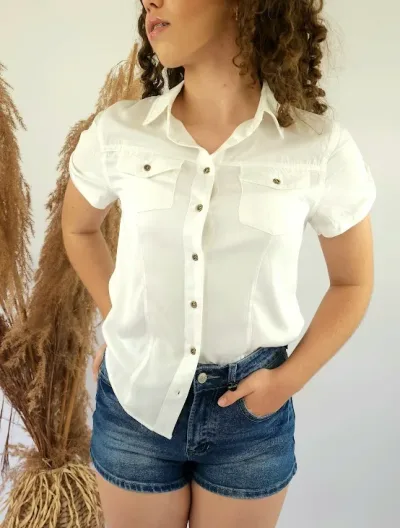 Blusa para dama color blanco