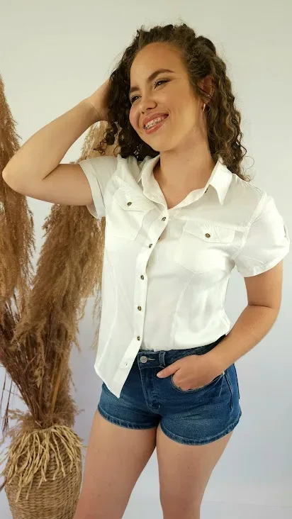 Blusa para dama color blanco