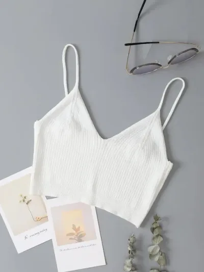 Crop top para dama color blanco