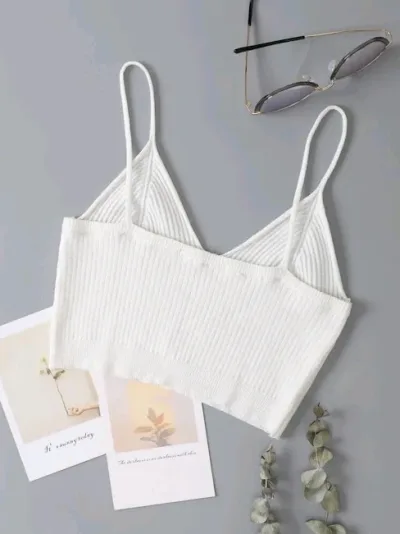 Crop top para dama color blanco