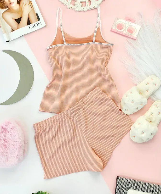 Pijama Calvin Klein para dama color salmón