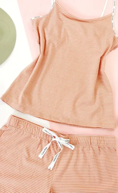 Pijama Calvin Klein para dama color salmón