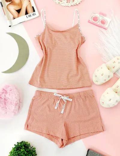 Pijama Calvin Klein para dama color salmón