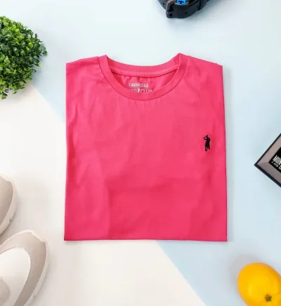 Camiseta Cambrige Polo Club para Caballero color fucsia