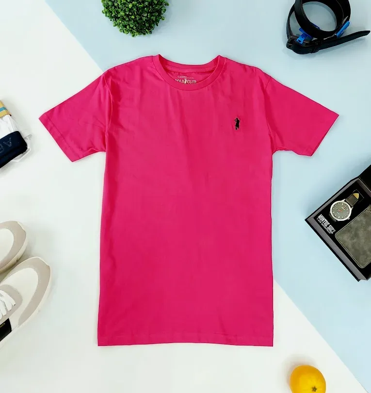 Camiseta Cambrige Polo Club para Caballero color fucsia