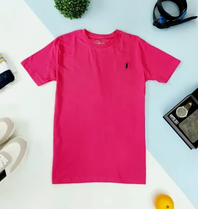 Camiseta Cambrige Polo Club para Caballero color fucsia